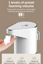 S127 Touchless Foam Automatic Induction Pump (350ml) - Wall-Mounted & Countertop Dual Use, Compact Soap Washer for Kitchen & Bathroom - Image 4