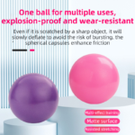 Purple Professional Pilates Ring & Yoga Ball Set - Multipurpose Home Fitness Equipment for Whole-Body Core Training & Pelvic Floor Strengthening - Image 4