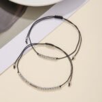 Stainless Steel Morse Code Bracelet(16-26cm) with Secret Message My Person - Meaningful Gift for Best Friends, Sisters & Family - Image 2