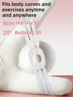 Grey 3-Level Resistance Pelvic Floor & Inner Thigh Trainer - Multi-Function Kegel Exercise Set with 25cm Yoga Ball & 3-Pair Resistance Rope - Image 5