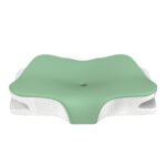 Green Breathable Butterfly Contoured Memory Foam Pillow - Dual-Height Orthopedic Neck Pillow with 5-Zone Cervical Support