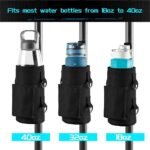 Green Magnetic Gym Water Bottle Pouch & Towel Clip with 6 High-Strength Magnets and Adjustable Strap - Fits 18oz to 40oz - Image 4