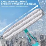 4-in-1 Versatile Window Cleaning Kit (4 Pack) - All-in-One Spray, Squeegee, Brush, and Plush Scrubber - Image 3