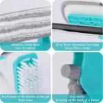 4-in-1 Versatile Window Cleaning Kit (4 Pack) - All-in-One Spray, Squeegee, Brush, and Plush Scrubber - Image 5