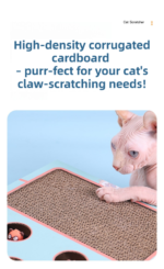 Whack-A-Mole Cat Toy (Figurine Mole & 5 Hole) - Interactive Puzzle Box - Image 2