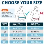 M Size Black Double-Compression Sports Waist Trimmer with 4 Steel Plates and 2 Spring Stays for Strength Training & Back Protection - Image 5
