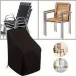 Heavy Duty Oxford Outdoor Furniture Protector Set - Waterproof & Dustproof Round Dining Table(185x110cm) and Lounge Chair Cover(64x64x70x120cm) Bundle - Image 4