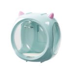 Blue Cute Magnetic Display Case - Dustproof 'Space Capsule' Box for Figures & Collectibles