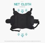 Blue Reflective Dog Saddle Harness with Storage Bags - Adjustable Pet Backpack for Outdoor Adventures - Image 2