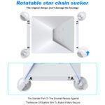10 Pcs White Heavy-Duty Suction Cup Mount for Starlink Mini - All-Weather Car, RV & Boat Bracket - Image 2