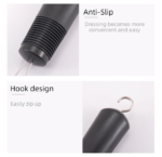 2 Pcs (Black and Grey) Dressing Aid Tool â€“ Button & Zipper Assistant for Elderly and People with Limited Mobility - Image 2
