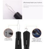 2 Pcs (Black and Grey) Dressing Aid Tool â€“ Button & Zipper Assistant for Elderly and People with Limited Mobility - Image 3