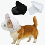 Size XL Black Mesh Net Hood for Dogs â€“ Protective Face Cover Against Insects, Debris, and Oral Ingestion - Image 2