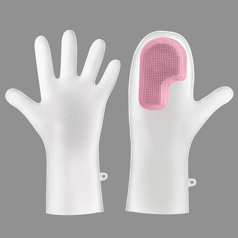V888-ELOSUNG47149-202604131741-00 3 Pairs of Purple Brush Gloves Integrated Brush Glove – Multifunctional Cleaning Glove for Kitchen, Dishwashing & Household Tasks - Image 1