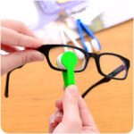 10 Pcs Blue Portable Eyeglass Cleaning Clip - Dual-Sided Microfiber Tongs for Safe, Streak-Free Lens Care - Image 3