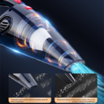Piano lacquer black Portable Cordless Vacuum Cleaner - High-Power Lithium Battery with Strong Suction for Car and Home Use - Image 6