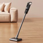 Black spray-painted model Wireless Stick Vacuum Cleaner with 14000Pa Suction, HEPA Filter & 350ml Water Tank for Wet Dry Cleaning, Ideal for Home Use