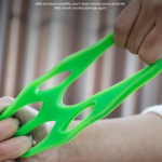Floral green 10-Pack Reusable Silicone Cat Paw Lint Remover for Clothes and Laundry, Double-Sided Sticky Cleaner for Pet Hair and Dust â€“ Ideal for Home Use - Image 3