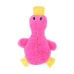 2-Pack Pink Plush Duck Dog Toy with Sound, Soft Fur and Squeaker for Teething & Dental Care â€“ Durable Chew Toy for Dogs