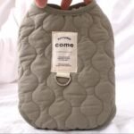 Green Winter Dog Vest for Small and Medium Breeds â€“ Thickened Warm Quilted Coat with Soft Fleece Lining, Adjustable Fit for Dogs and Cats(Size: M)