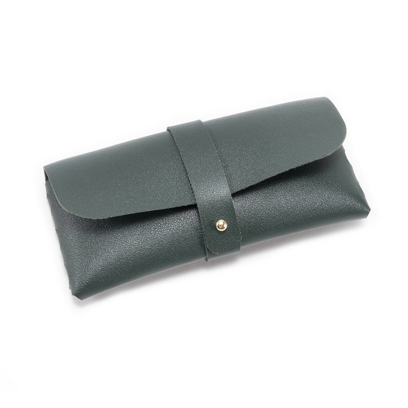 V888-ELOSUNG48352-202603231126-00 30-Piece green Chic & Sleek PU Leather Soft Eyeglass Case - Protective Pouch for Sunglasses & Reading Glasses - Image 1