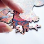 Irregular-Shaped Puzzle â€“ A3 Size (33Ã—43cm), 210-Piece Design, 4mm Thickness, Compact Packaging(Glacier Blue Elephant) - Image 3