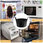 Grey Silicone Egg Poaching Mold â€“ 6-Pack, Heat-Resistant, with Side Handles for Air Fryer, Oven, Microwave and Multi-Cooker Use - Image 2