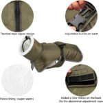 Blue Dog Winter Jacket â€“ Warm, Windproof & Waterproof Pet Coat with Fleece Lining and Reflective Strips for Cold Weather(Size: 3XL) - Image 3