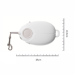 White Retractable Dog Leash with Luminous Rope 3M Anti-Tangle Automatic Extension Pet Walking Rope for Small to Medium Dogs Comfortable Grip and Lightweight Wrist Strap for Night Walks - Image 6