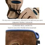 Size S Durable Cowhide Work Gloves for Welding Gardening and Outdoor Camping Thorn Proof Heat Resistant Hand Protection for Local Professionals - Image 3