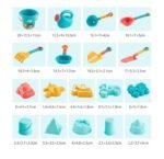 23-Piece Kids Beach Toy Set with Sand Truck and Bucket - Complete Summer Outdoor Play Kit with Molds and Shovels for Sandpit and Backyard Fun - Durable BPA-Free Sensory Toys for Children - Image 3