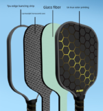 Yellow Pickleball Paddle Set - Premium Fiberglass Surface - Lightweight Honeycomb Core, Cushioned Non-Slip Grip, Professional Performance for All Skill Levels, Complete Kit with Carry Bag and Balls - Image 5