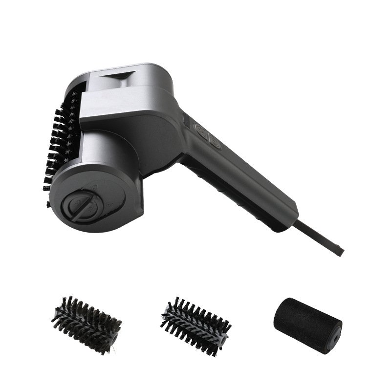 V888-ELOSUNG49177-202603310510-00 3-in-1 Black Cordless Electric Grill Cleaner Built-in LED & USB Charging - Waterproof High Power BBQ Cleaning Brush with 2-Speed Setting - Image 1