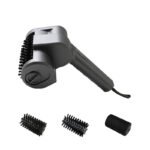 3-in-1 Sliver Cordless Electric Grill Cleaner Built-in LED & USB Charging - Waterproof High Power BBQ Cleaning Brush with 2-Speed Setting