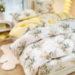 4-Piece Elegant Pink Bouquet Printed Soft-Touch Brushed Bedding Set for 1.8M Bed: 200 x 230 CM Duvet Cover, 180 x 200 (+25) CM Deep Pocket Fitted Sheet & 2PC 50 x 75 CM Pillowcases - Image 2