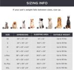 Beige Waterproof Egg-Crate Foam Therapeutic Pet Sofa Bed and Fleece Lounge (L Size 91 x 69 x 17 CM) - Low Entry, High Bolster Support & Zipper Removable Cover - Image 6