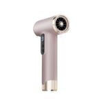 Pink Wireless Rechargeable Hot & Cold Hair Dryer - Lightweight Portable Blow Dryer with Blue Light Ion Care, 3 Speed & Temperature Settings