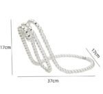 White Luxury Pearl Floating Wine Rack - Creative Gravity-Defying Wine Bottle Holder, Minimalist Entryway Accent and Unique Gift Idea - Image 4