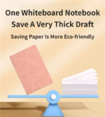 Green A4 PU Leather Whiteboard Notebook with 3-Color Pens, Eraser & Cloth - Reusable Eco-Friendly Desktop Memo Pad & Handheld Writing Tablet - Image 3