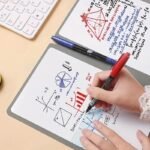 Green A4 PU Leather Whiteboard Notebook with 3-Color Pens, Eraser & Cloth - Reusable Eco-Friendly Desktop Memo Pad & Handheld Writing Tablet - Image 7