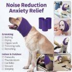 3-Pack Grey Instant Calming Dog Warm Hoods and Ear Covers (L Size) - Anxiety Relief Noise Reduction & Grooming Support, Breathable Full-Head Protection - Image 4