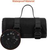 200x75CM Camouflage Outdoor Tactical Roll-Up Shooting Mat - MOLLE Webbing & Stake Down Eyelets - Portable Waterproof Ground Pad for Field Training, Camping & Picnic - Image 3
