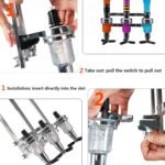 Professional Wall-Mounted Alcohol Tot Dispenser (6 Head) - Heavy Duty Adjustable Metal Wine Rack Decor with Spring-Loaded Bottle Holder - Image 6