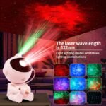 USB Powered Astronaut Nebula Projector & Starry Night Ambient Light with Space Shuttle Accents - 8 Nebula Effects, 360Â° Rotating Head & Remote Control - Image 5