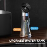 E80 Professional Electric Ear Irrigation and Ear Wax Removal Kit - Type-C Charging, 3 Pressure Levels, 2-in-1 230ML Sewage & Shimizu Tank & 12 Specialized Nozzles(4pcs 1-hole Nozzles +4pcs 3-hole Nozzles + 4pcs 5-hole Nozzles) - Image 3