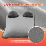 Grey Portable Versatile USB Electric Foot Warmer with 4 Temp Levels & 4 Auto-Shutoff Timer - Soft Fleece Washable Heating Mat - Image 4