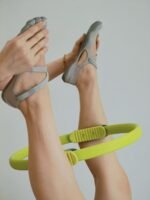 Grey Breathable High-Grip Five-Finger Yoga & Pilates Shoes (Foot Length 24.5 CM) - Professional Training Footwear for Natural Toe Splay & Barefoot Feel - Image 4