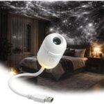 3-Pack Portable USB Galaxy Night Light Projector with 10 Projection Films - Touch-Controlled Rotating Starry Sky Lamp for Bedroom, Nursery and Car