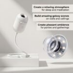 3-Pack Portable USB Galaxy Night Light Projector with 12 Projection Films - Touch-Controlled Rotating Starry Sky Lamp for Bedroom, Nursery and Car - Image 4