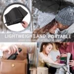 Blue 97CM Large Folding Automatic Travel Umbrella with 8 Reinforced Fiberglass Ribs - Lightweight Compact Rain & Sun Shield for Backpack Travel and Commuting - Image 4